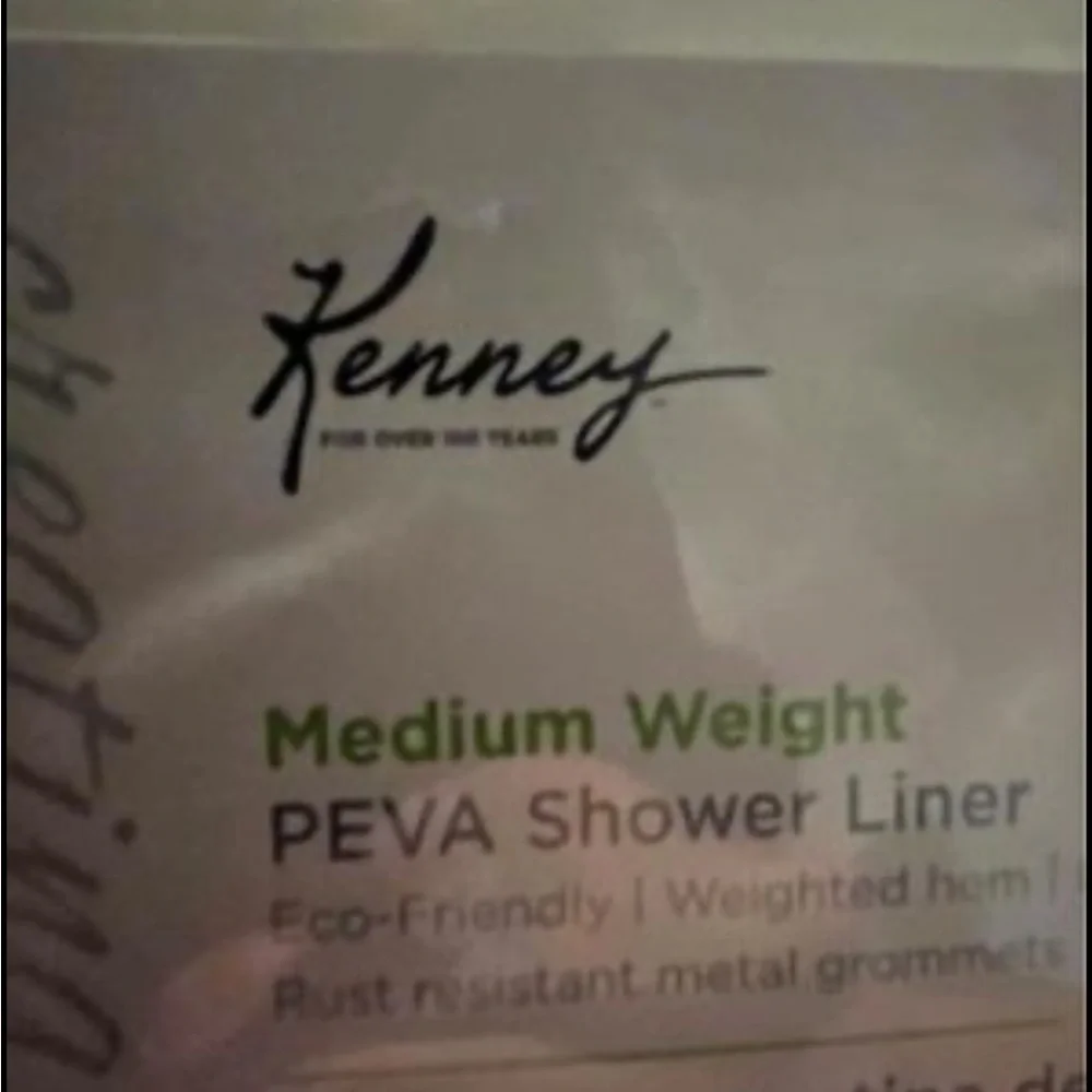 🌺 Kenny Medium Weight clear shower liner  curtain. New